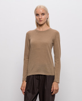 Marco Pescarolo Beige Astra wool jumper ASTRAD54M01