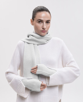 Allude Blue cashmere scarf 26511247