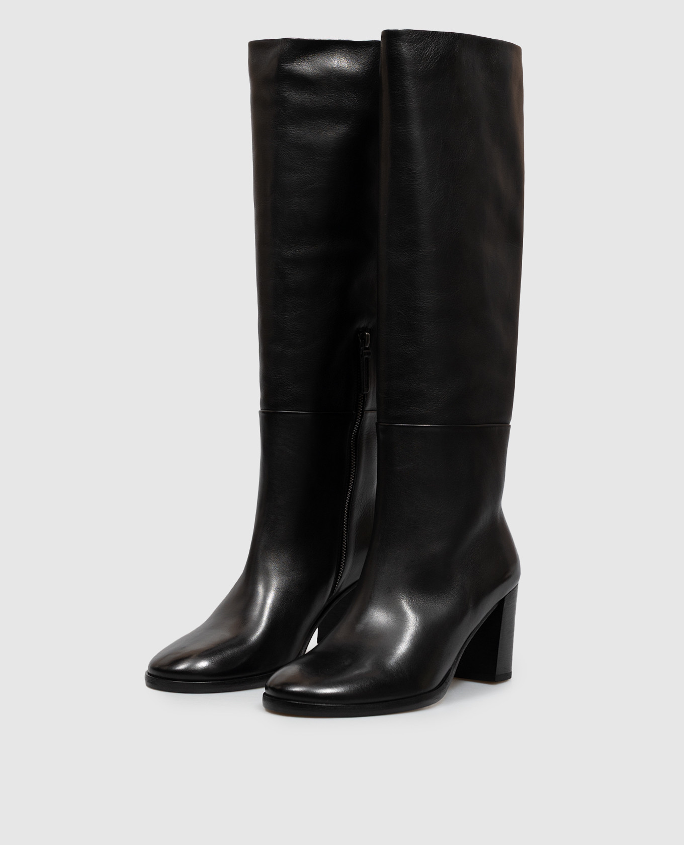 Black leather Norma boots Marsell 2
