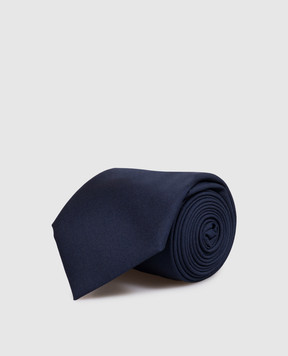 Brunello Cucinelli Blue wool tie M032P0018