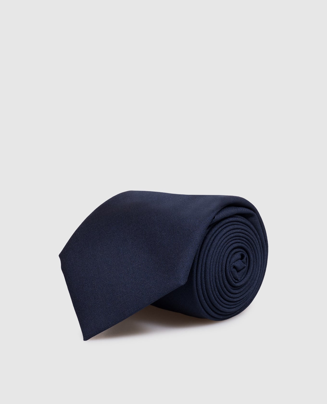 Blue wool tie
