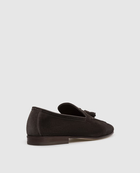 Brunello Cucinelli Brown suede loafers MZUCAHG731