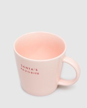 Vondels Santa's Favorite Pink Ceramic Tea Cup 9241000091013