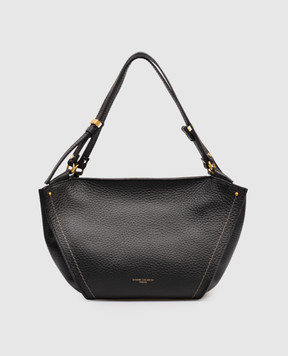 Gianni Chiarini Bloom black leather tote bag BS12226RNGDBLTU
