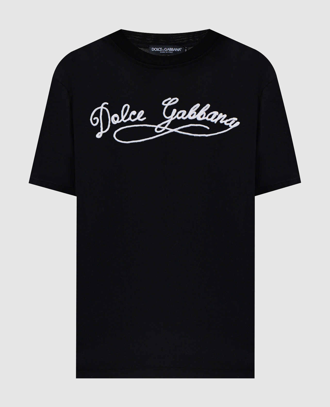 

Black T-shirt with logo Dolce&Gabbana