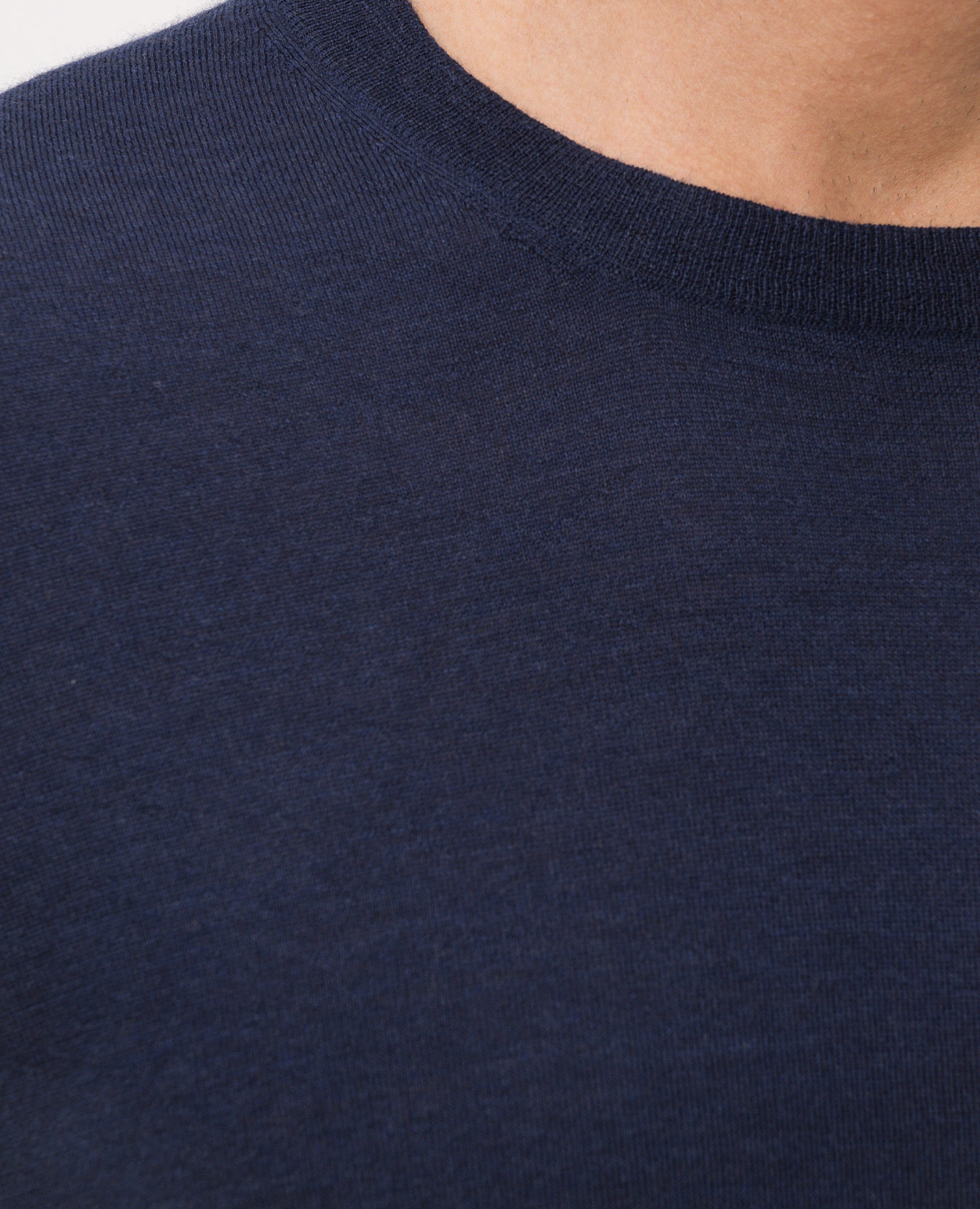 Blue wool and cashmere sweater Brunello Cucinelli 5