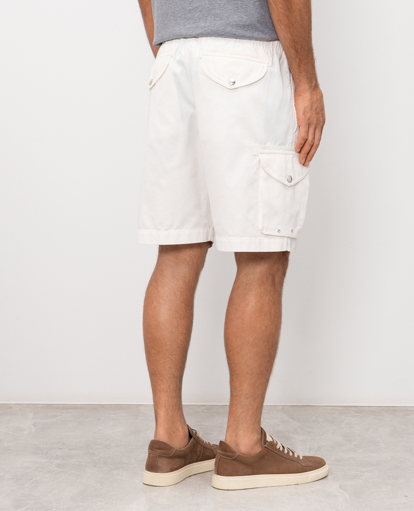 

Ivory cargo shorts Brunello Cucinelli, Beige