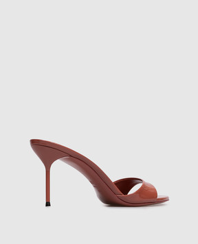 Paris Texas Lidia brown patent leather mules PX1141XVN01