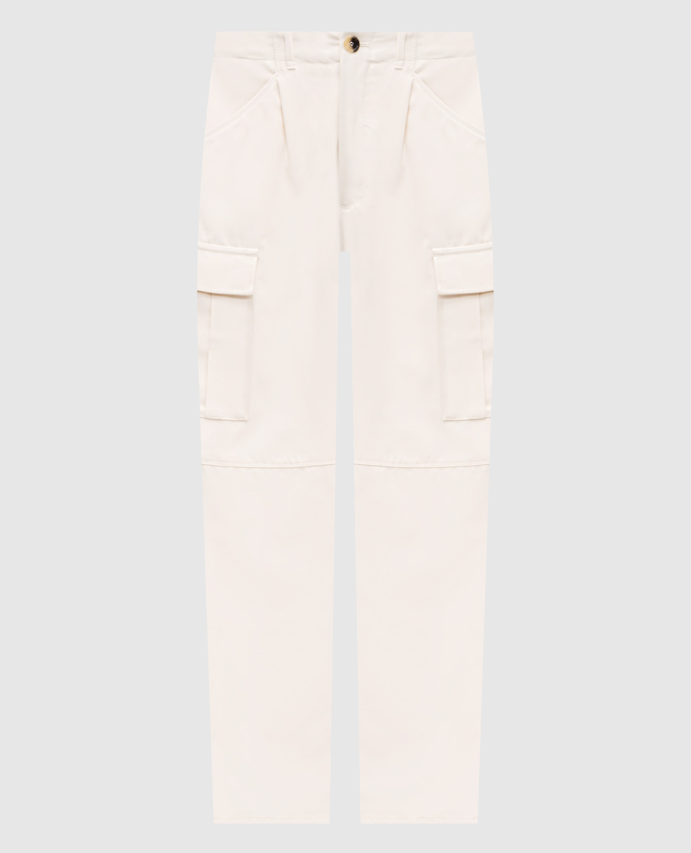 Beige cargo with wool Brunello Cucinelli