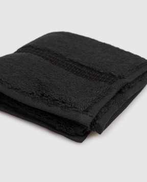 Hamam Black terry face towel PERA PERAWASHCLOTH
