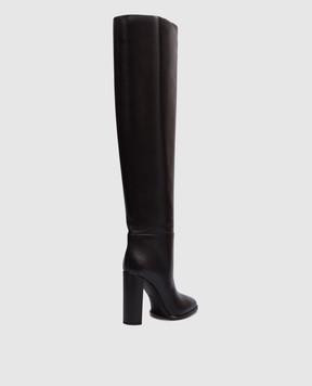 Le Silla Elsa brown leather over the knee boots 7060C100RBPPGLO