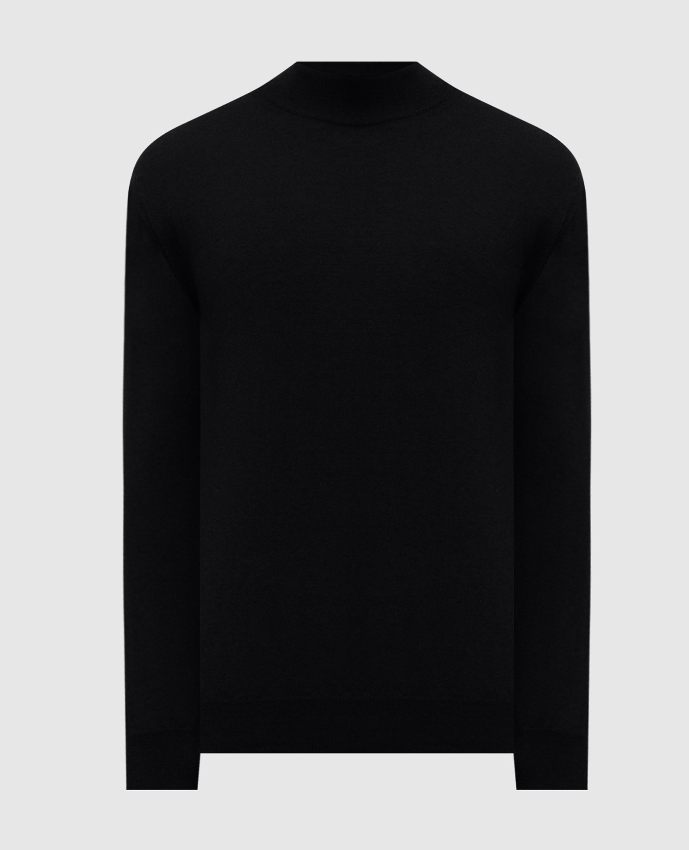 

Black merino wool sweater Cashmere&Whiskey