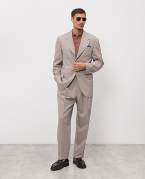 Brunello Cucinelli Beige wool suit M032P9CTN