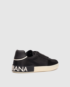 Dolce&Gabbana Black sneakers with logo CS2392A0136