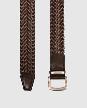 Agnona Brown combination belt L611U2NT1435