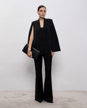 Twinset Black flared pants with wool 252TS2061