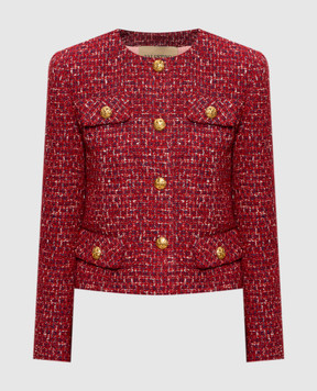Valentino Red tweed jacket 9B3CE615ACQ