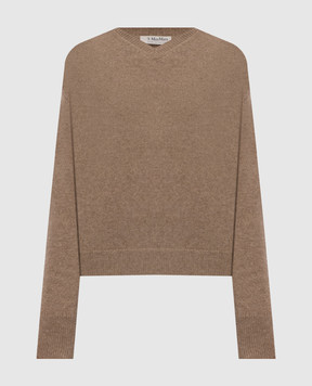 Max Mara Brown FATA cashmere pullover SMMFATA