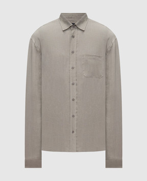 Sease Green hemp shirt SI030TN359