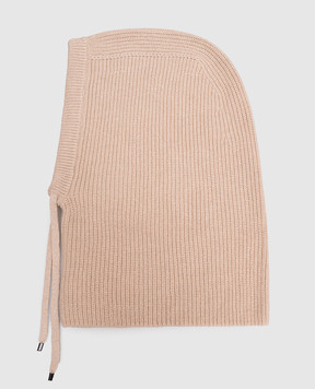 Peserico Beige wool and cashmere hood S36235C0CC961
