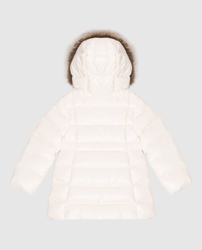 Moncler ENFANT Emma children's down jacket in ivory color L29511C00004597Z8