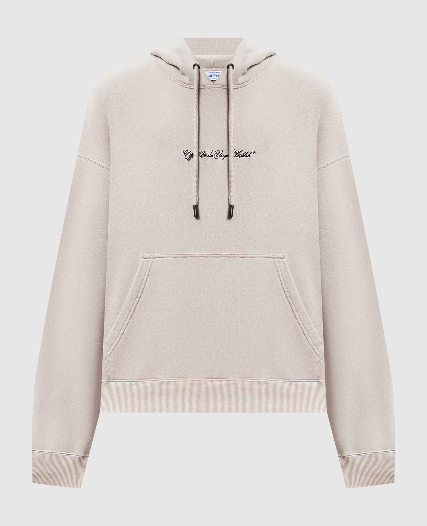 

Beige hoodie with embroidery Off-White