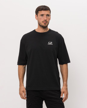 C.P. Company Black t-shirt with logo print MTS209A110579W