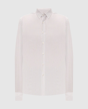 Canali Ivory striped shirt GD03832CCL70A1