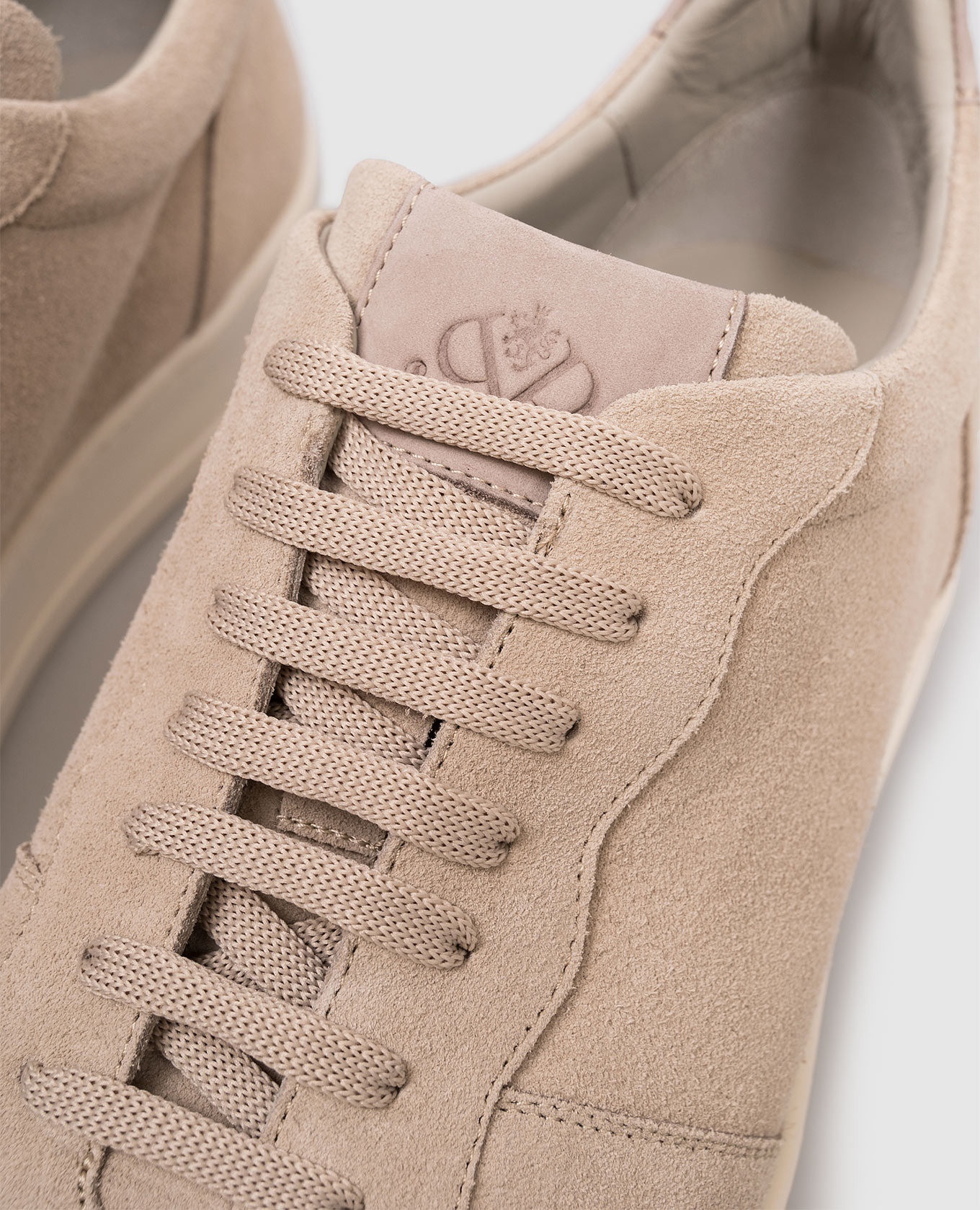 Beige suede sneakers Pini Parma 5