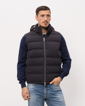 Brunello Cucinelli Blue down vest MM4911995