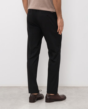 Stefano Ricci Black wool trousers M1T6100201W0008U