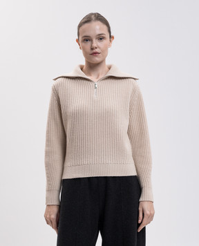 Max Mara Weekend Beige LASER wool sweater WKDLASER