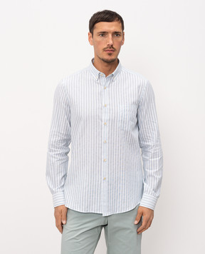 Florentino Striped linen shirt 126720611851
