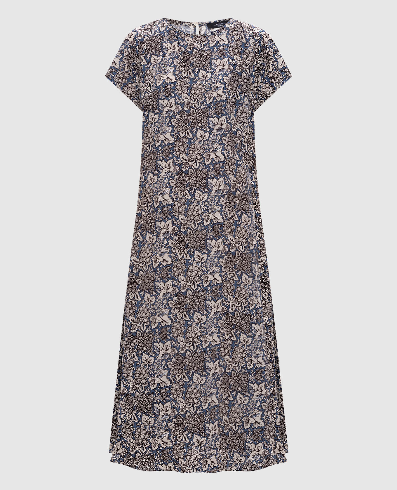 

Blue silk midi dress CRESPO Max Mara Weekend