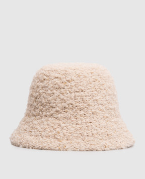Peserico Beige alpaca wool panama hat E36238C0CC964