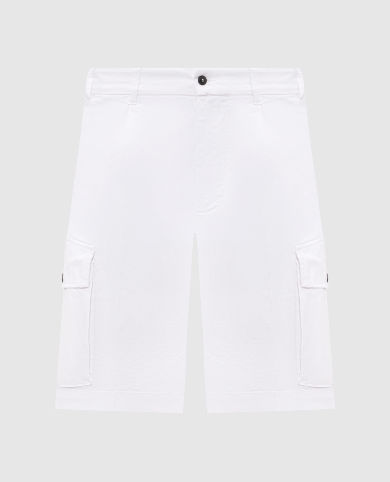 White cargo shorts