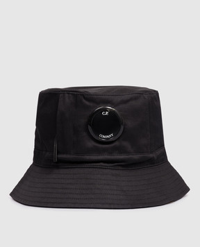 C.P. Company Children's black panama with logo CMX00NLOA04