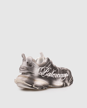 Balenciaga Grey Track Stencil sneakers with gradient effect 542436WTKIS