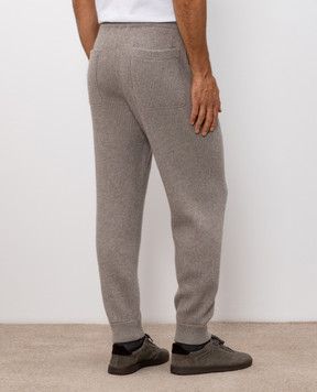 Brunello Cucinelli Beige cashmere joggers M22704849G