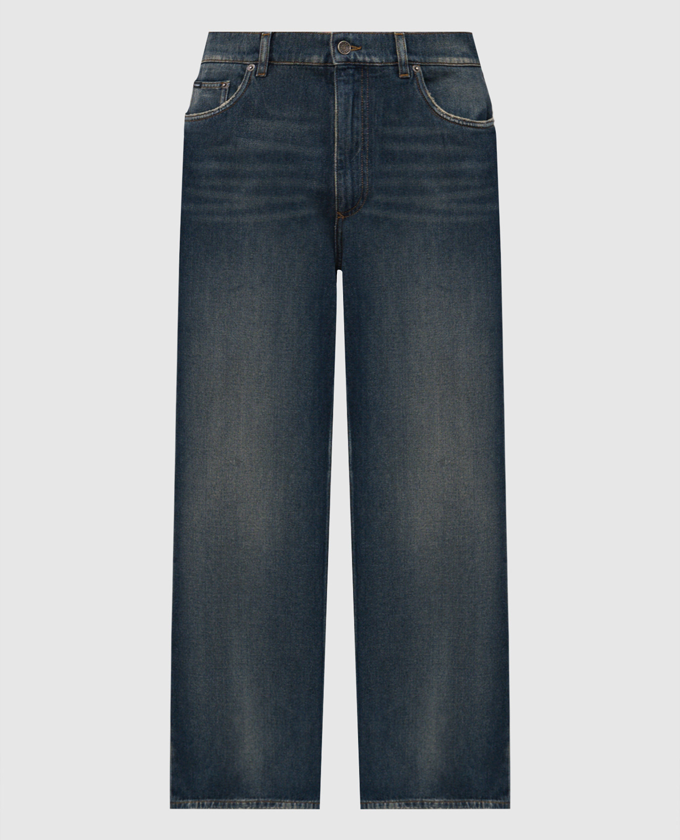 

Blue jeans with logo patch Dolce&Gabbana