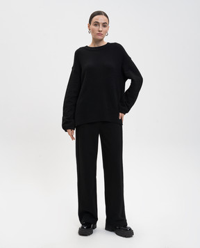 Twinset Black sweater with wool 252LL2CAA