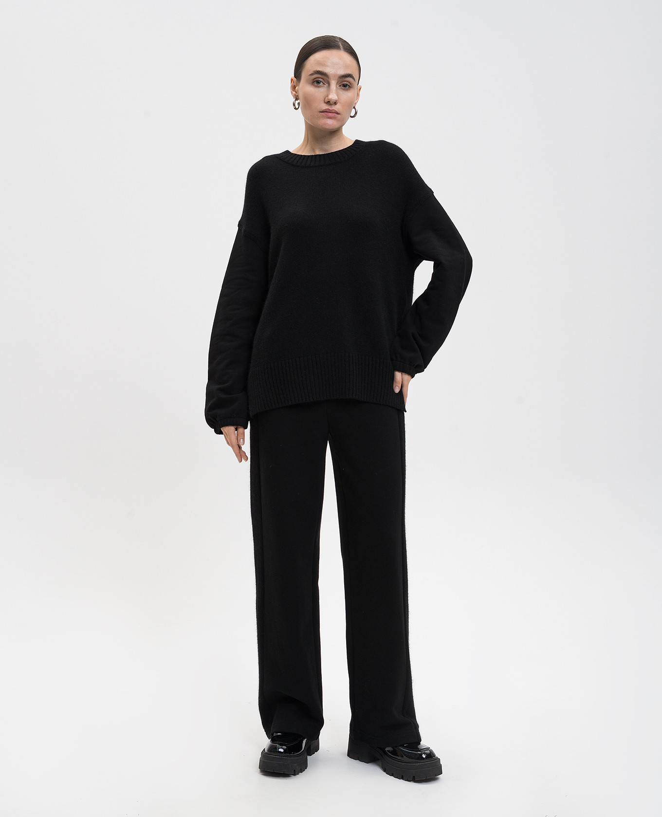 Black sweater with wool Twinset 2