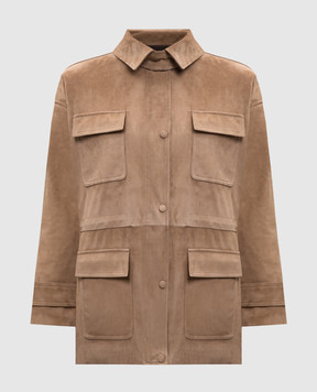 Babe Pay Pls Brown suede jacket 2610SUEDE