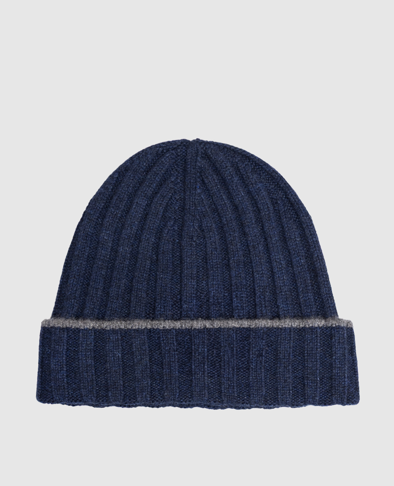 Blue cashmere hat