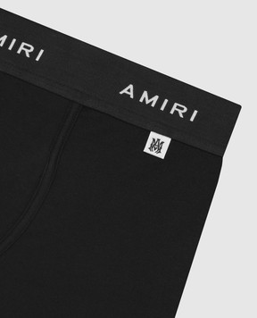 AMIRI Set of black boxer briefs with logo pattern AMUWBF1001