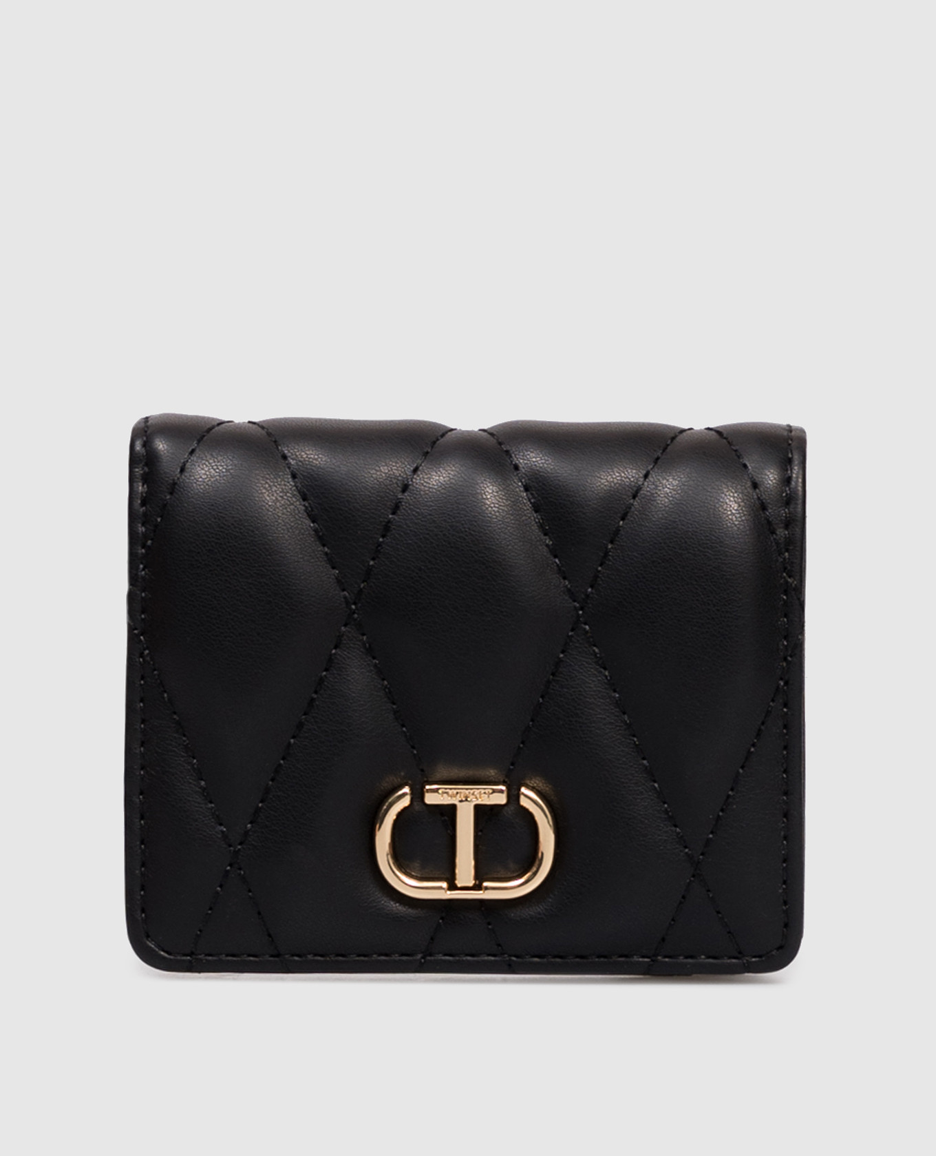 

Black wallet with logo Twinset