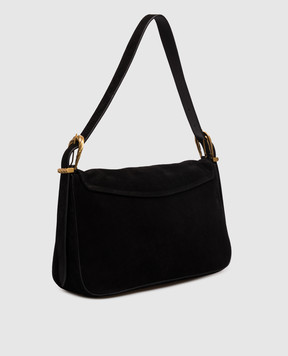 Twinset Black suede Liliane bag 262TD8240