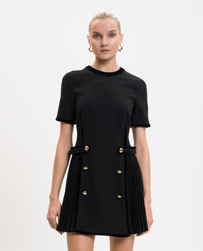 Simkhai Black pleated mini dress 6251191H