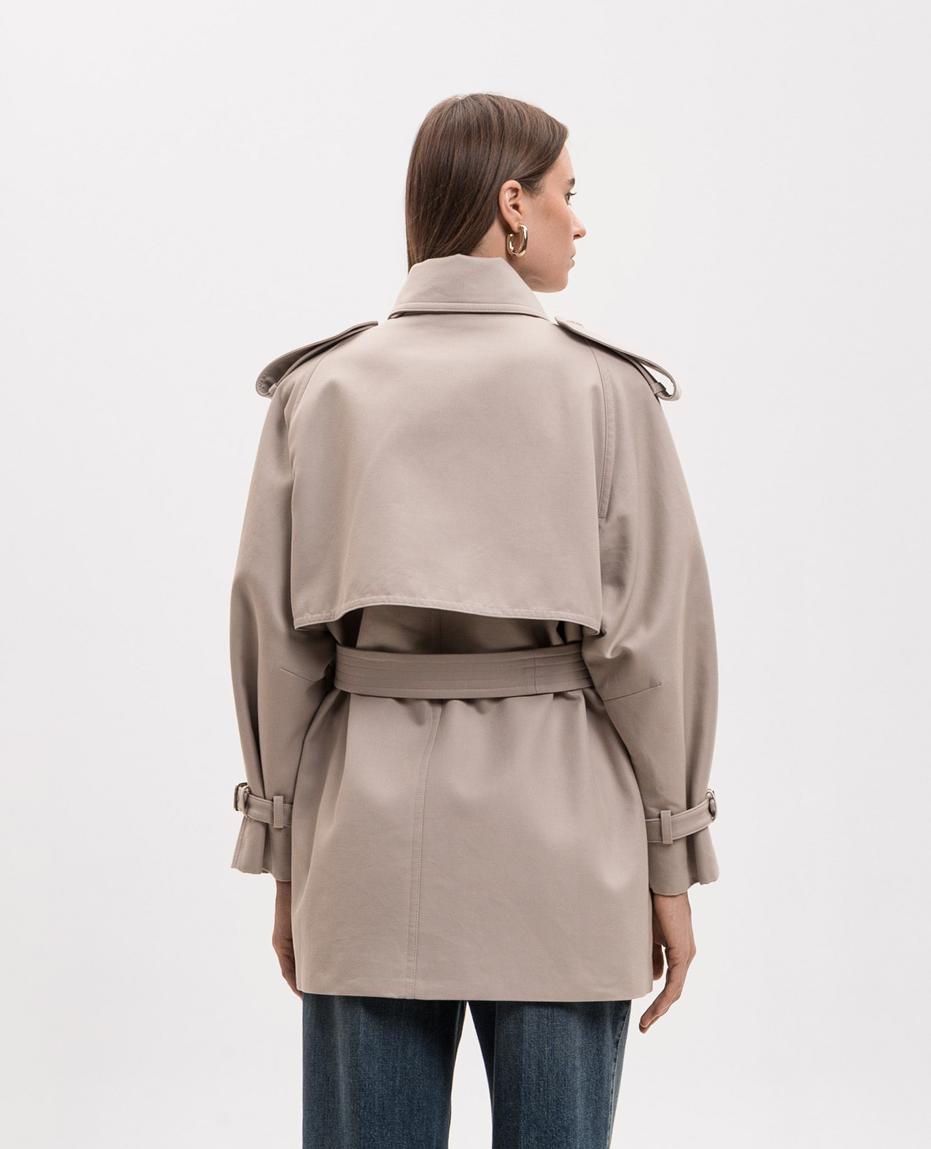

Beige trench coat MXSCACIO Max Mara