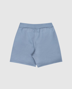 Dolce&Gabbana Children's blue shorts with print L1JQW0G7PNF